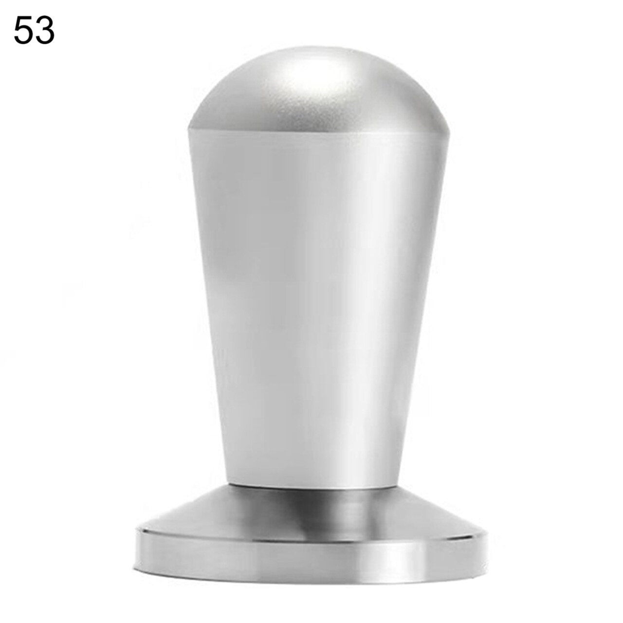 Generic Coffee Tamper High Durability Rust-proof Stainless Steel Flat Stable Coffee Powder Espresso Tamper for Home